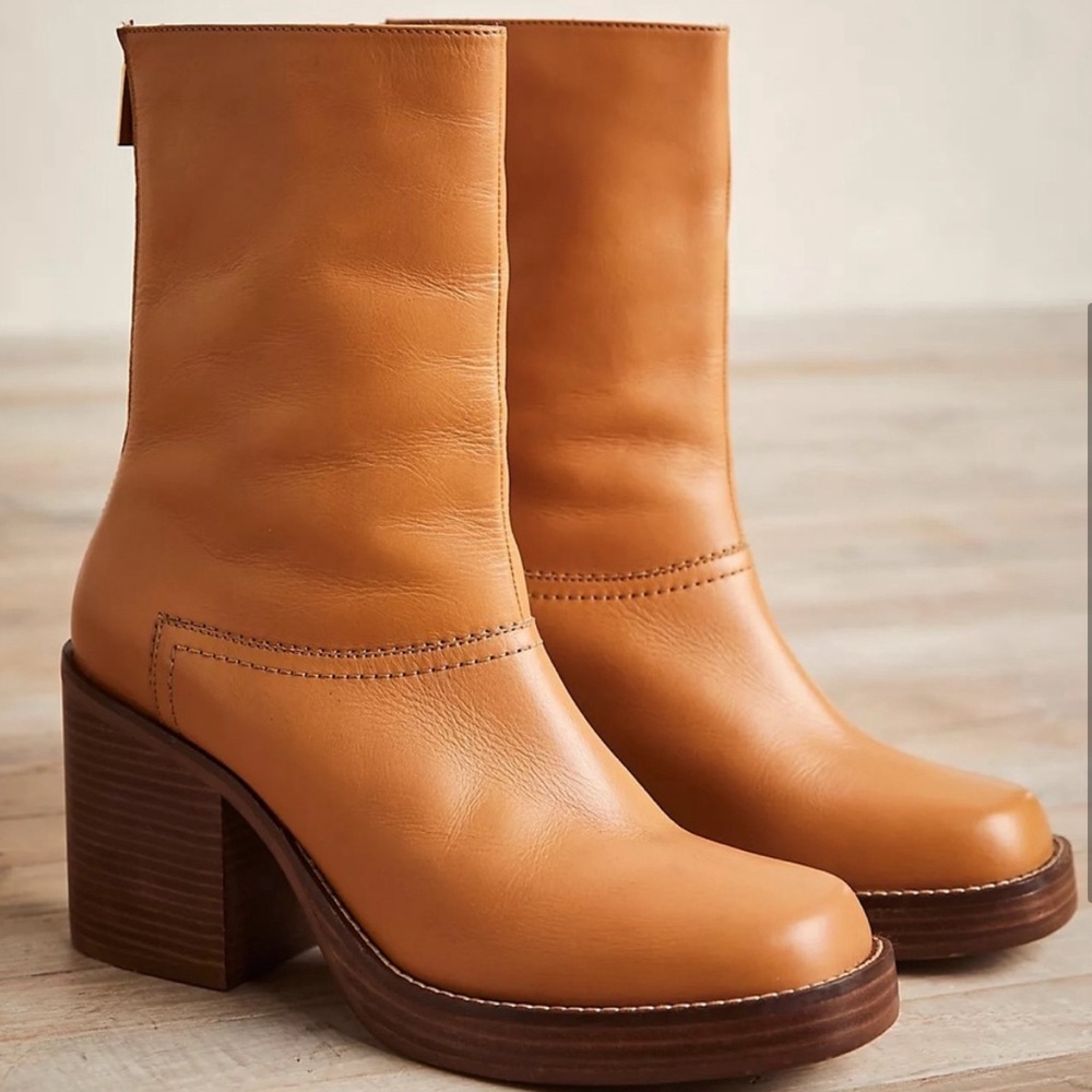 FREE PEOPLE Portwood Heel Boots